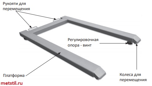 Весы платформенные п образные